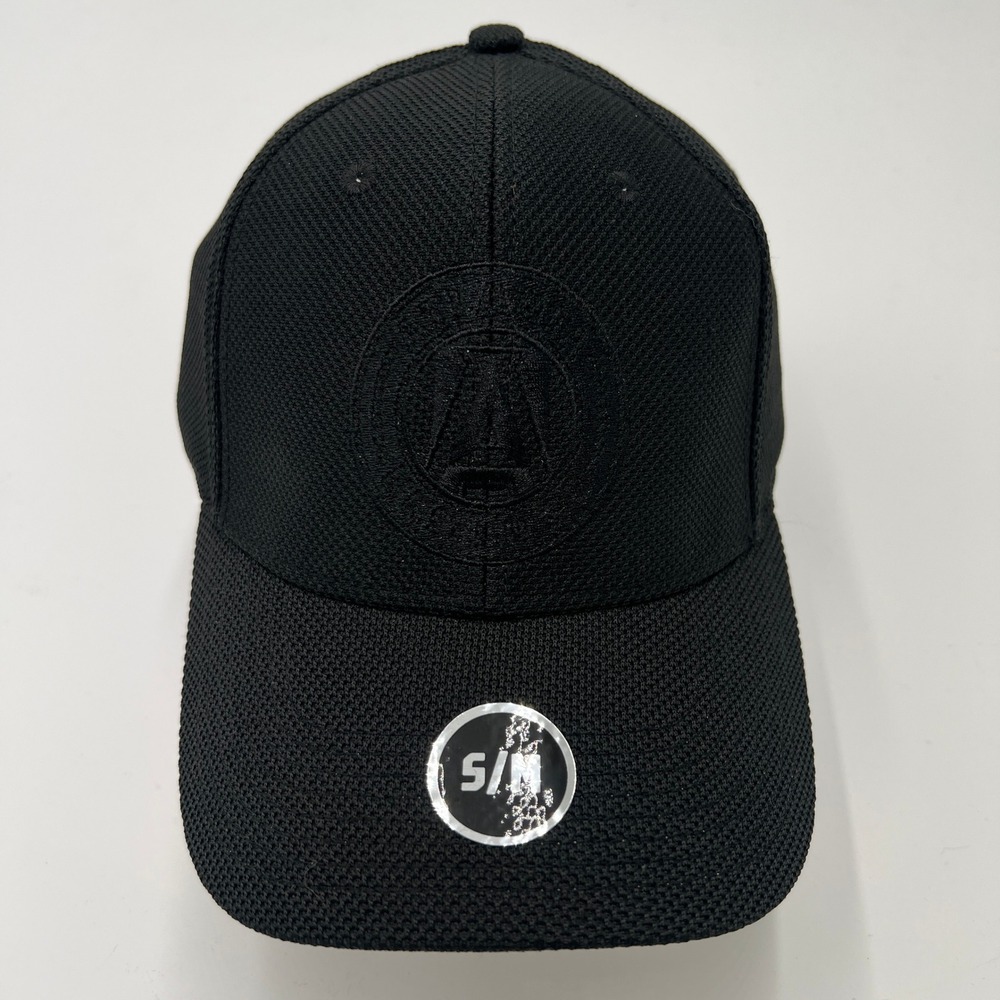 MLS Atlanta United FC Black Superflex Baseball Hat S/M‎ New With Tags Tonal Logo